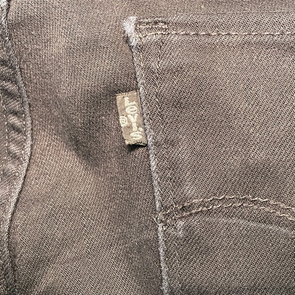 Levi’s 711 Skinny Black Low Rise Skinny Stretch Jeans Size 29 - Picture 8 of 9